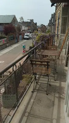 Balcon ou terrasse dans l'établissement Les Madeleines