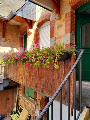 Balcon ou terrasse dans l'établissement Les gîtes de Lyly