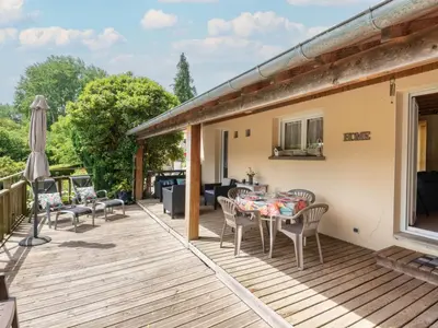 Balcon ou terrasse dans l'établissement Holiday Home de Beaumont by Interhome