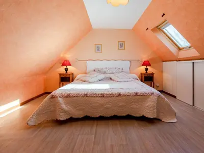 Un ou plusieurs lits dans un hébergement de l'établissement Holiday Home Chez Laurette by Interhome