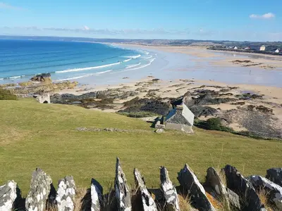 Paysage naturel près de la maison de vacances