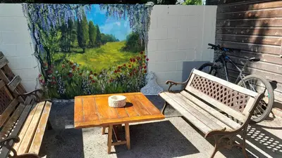 Jardin de l'établissement Ecrin de tranquillité - Centre Village