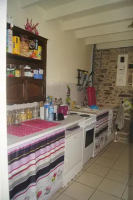 Cuisine ou kitchenette dans l'établissement l'antreTerre et Mer