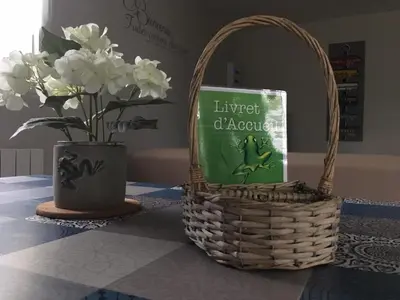 Plan de l'établissement Gîte de la Grenouille