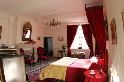 Un ou plusieurs lits dans un hébergement de l'établissement Chateau de Flottemanville