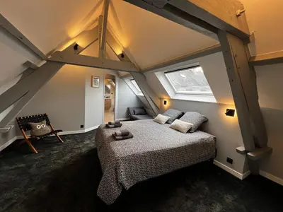 Un ou plusieurs lits dans un hébergement de l'établissement Maison d'Alice - avec SPA