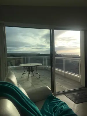 Balcon ou terrasse dans l'établissement Les Balcons de Saint Pair