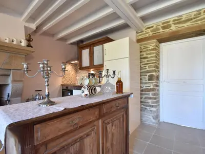 Cuisine ou kitchenette dans l'établissement Holiday Home near Mont Saint-Michel