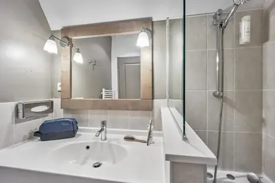 Salle de bains dans l'établissement Pierre & Vacances Premium Residence & Spa Houlgate