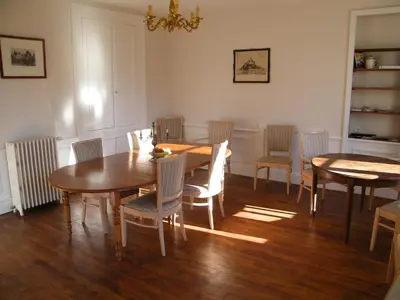 Coin salon dans l'établissement Chambres d'Hôtes Château de Damigny