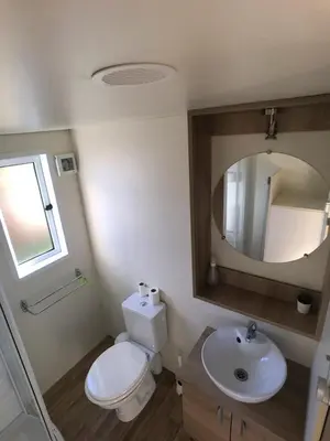 Salle de bains dans l'établissement la ferme des epis
