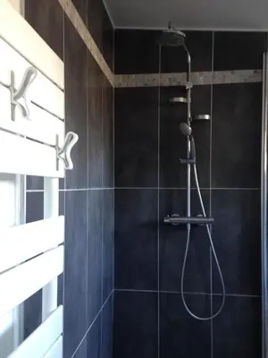 Salle de bains dans l'établissement Villa Camélia