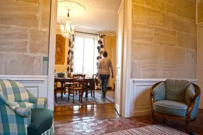 Coin salon dans l'établissement La Fresnée chambres d'hôtes