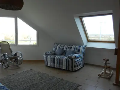 Coin salon dans l'établissement VILLA THEDIEBERT