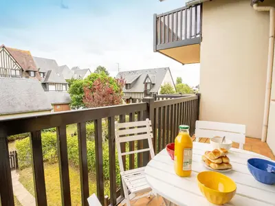 Balcon ou terrasse dans l'établissement Apartment Fleur Marine-27 by Interhome