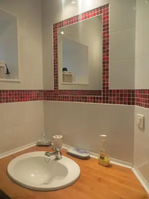 Salle de bains dans l'établissement Les deux caps