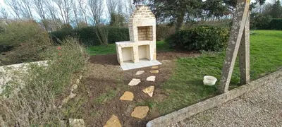 Jardin de l'établissement La Barberie à Saint-Marcouf