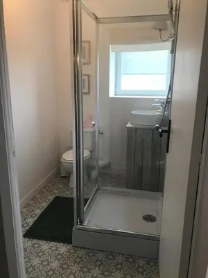 Salle de bains dans l'établissement le gite de sandrine