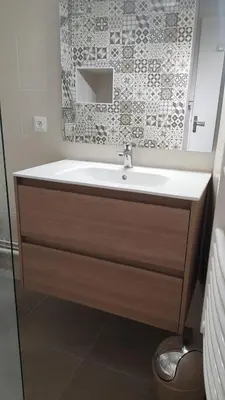 Salle de bains dans l'établissement Gîte 