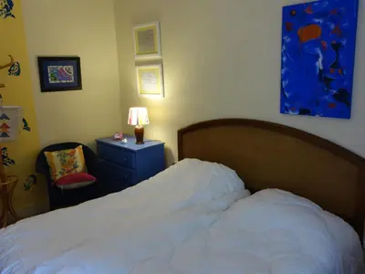 Un ou plusieurs lits dans un hébergement de l'établissement Holiday Home Les Londes by Interhome