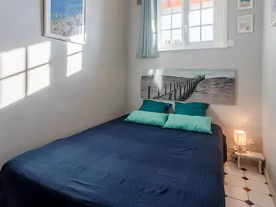 Un ou plusieurs lits dans un hébergement de l'établissement Apartment Le Normandie Home by Interhome