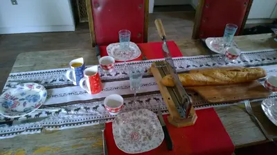 Nourriture dans la maison de vacances ou à proximité