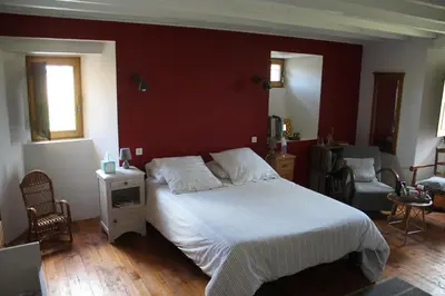Un ou plusieurs lits dans un hébergement de l'établissement Manoir de la Ventinière