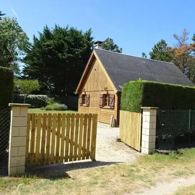 Wooden House by Beach near Barneville