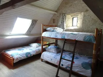 Un ou plusieurs lits dans un hébergement de l'établissement Country house on a beautiful medieval estate