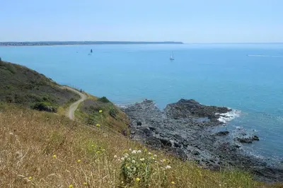 Paysage naturel près de la maison de vacances