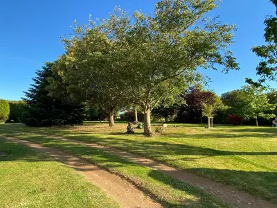 Jardin de l'établissement Holiday Home in Normandy near Sandy Beaches