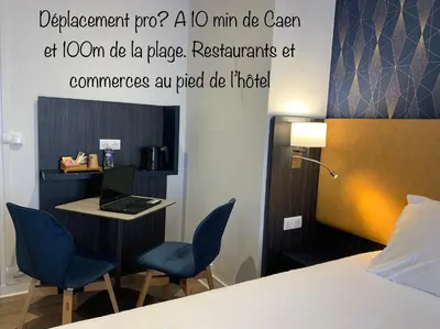 Un ou plusieurs lits dans un hébergement de l'établissement Hotel Le Cosy Riva Bella