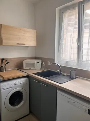 Cuisine ou kitchenette dans l'établissement Riva Bella