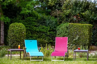 Jardin de l'établissement La Villa Andry