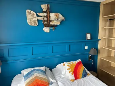 Un ou plusieurs lits dans un hébergement de l'établissement Le Relais des Iles