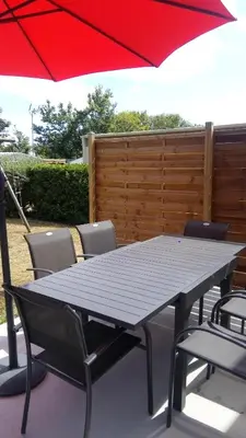 Terrasse ou espace extérieur de l'établissement Chalet Les dauphins