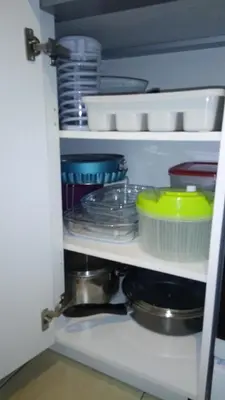 Cuisine ou kitchenette dans l'établissement Chalet Les dauphins