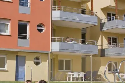 Balcon ou terrasse dans l'établissement Apartment in Grandcamp for 4 Person