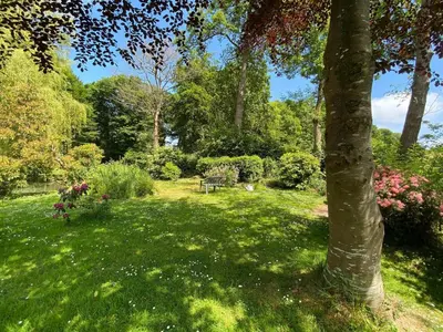 Jardin de l'établissement Semi-detached house, St Sauveur-le-Vicomte