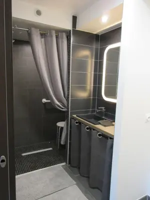 Cuisine ou kitchenette dans l'établissement Villa Marylou
