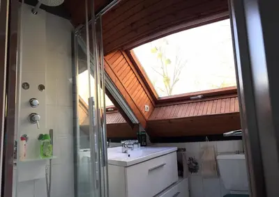 Cuisine ou kitchenette dans l'établissement La Petite Londe