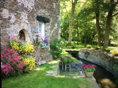 Jardin de l'établissement Le moulin de la Castellerie