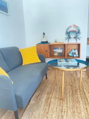 Coin salon dans l'établissement Entre terre et mer