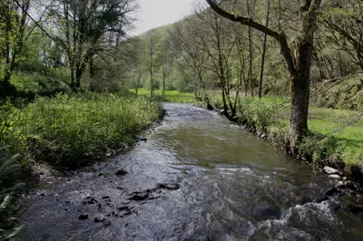 Paysage naturel près de la maison de vacances