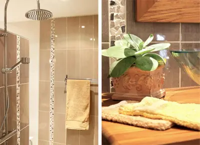 Salle de bains dans l'établissement La Boudrie