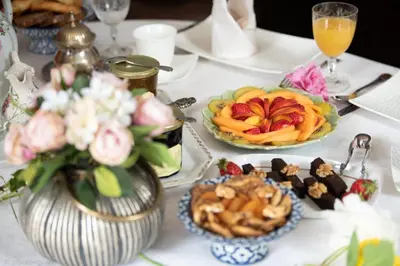 Nourriture dans le B&B/chambre d'hôtes ou à proximité