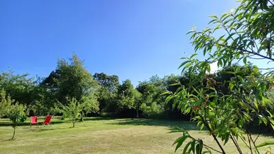 Jardin de l'établissement L' Anpeg, gîte dans le Cotentin jusqu'à 8 personnes