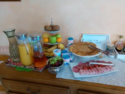 Nourriture dans le B&B/chambre d'hôtes ou à proximité