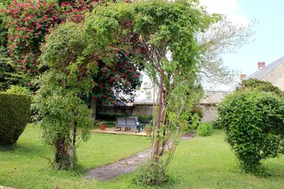 Jardin de l'établissement Safranière de la Venelle du Moulin