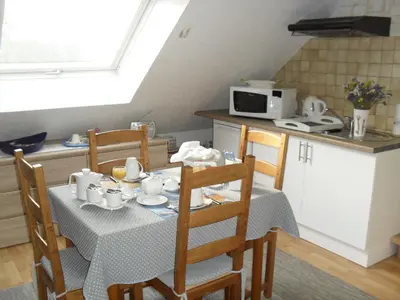 Cuisine ou kitchenette dans l'établissement La Maison s'apelle le P'tit Nid